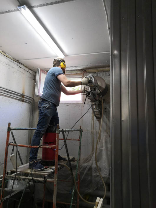 Алмазное сверление бетона