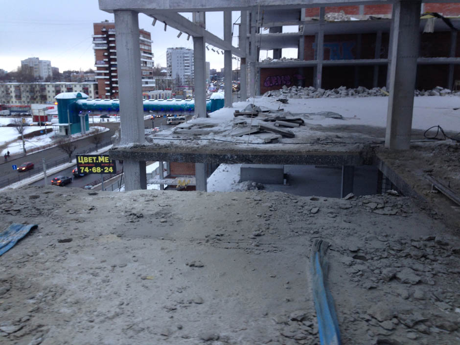 Алмазная резка бетона стенорезной машиной