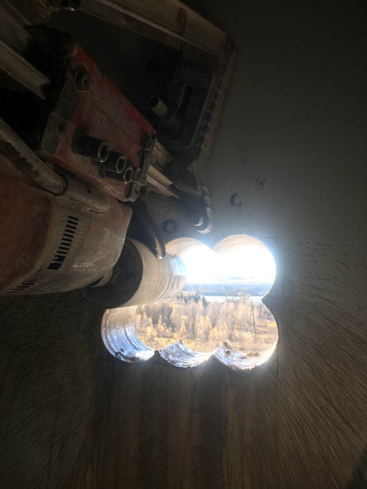 Алмазное сверление бетона